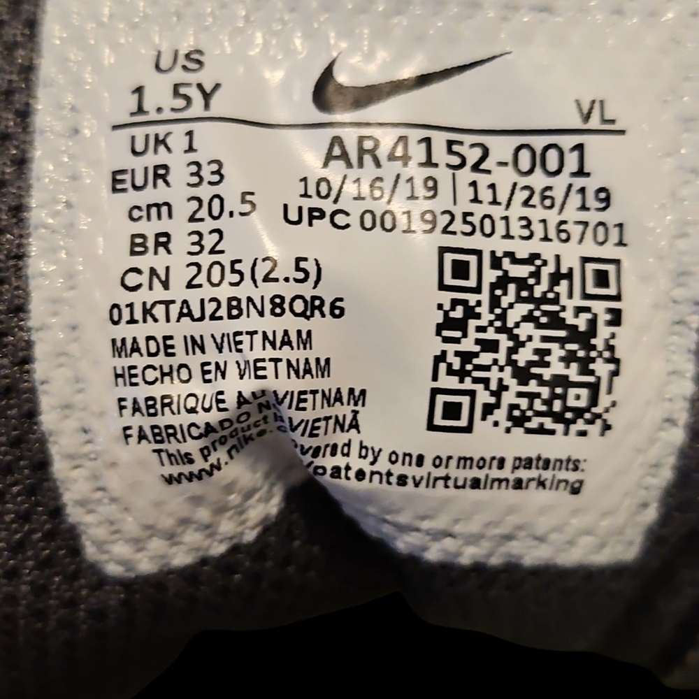 Nike Flex Contact 3 Black/White Sneakers - Picture 5 of 6
